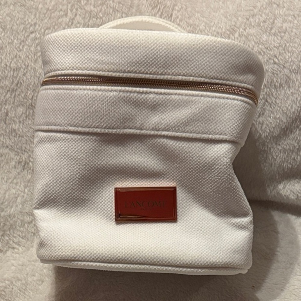 Lancome Elegant White Travel Pouch